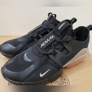 Nike Air Max Infinity, Women's size 9.5, Black/ Metallic Red Bronze